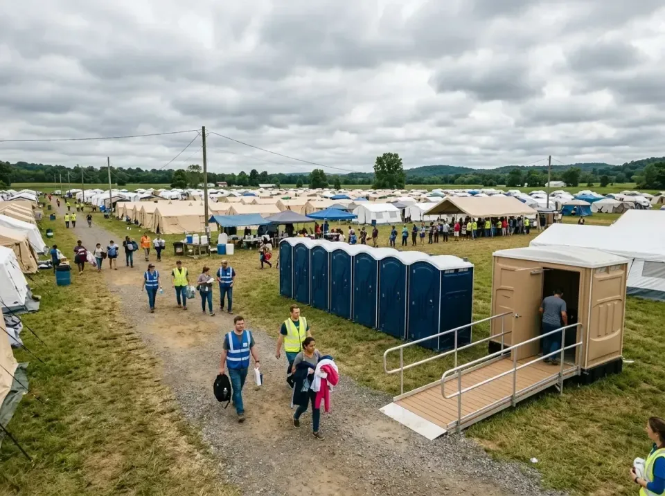 disaster-relief-camp-restrooms-010 — frequently asked questions, Dumpster & Portable Bathrooms Rental in Experiment, GA